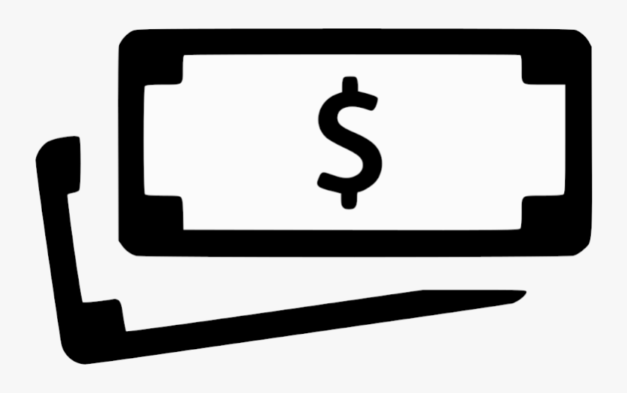 Bill Dollar Comments Clip Art Black And White Transparent - Dollar Bill Clip Art Black And White, Transparent Clipart