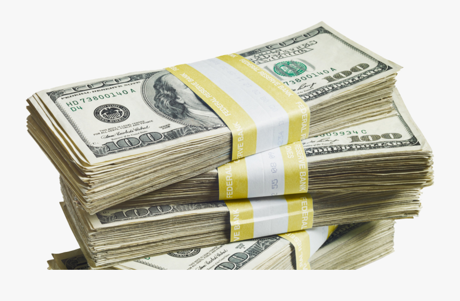 Money United States Dollar United States One Dollar - Transparent Stack Of Money Png, Transparent Clipart