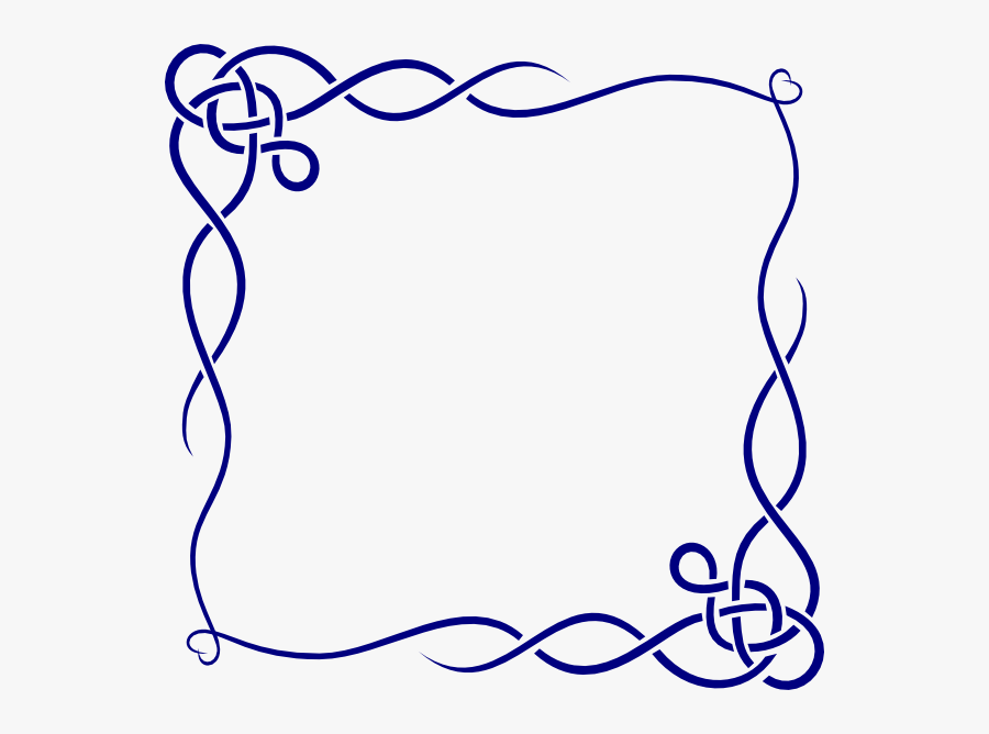 Leafless Vine Frame Svg Clip Arts 600 X 588 Px - Design For A4 Size Paper, Transparent Clipart