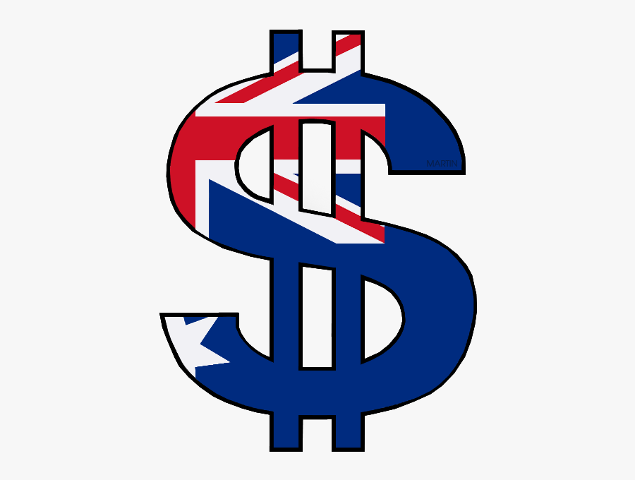 Australia Dollar - Carmine, Transparent Clipart