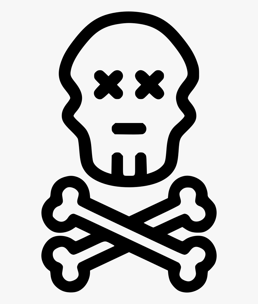 Image Royalty Free Coffin Clipart Bone - Icon Danger Skull Png, Transparent Clipart