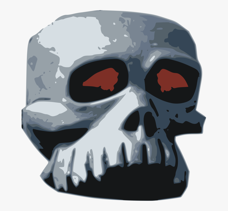 Jaw,skull,bone - Skull, Transparent Clipart