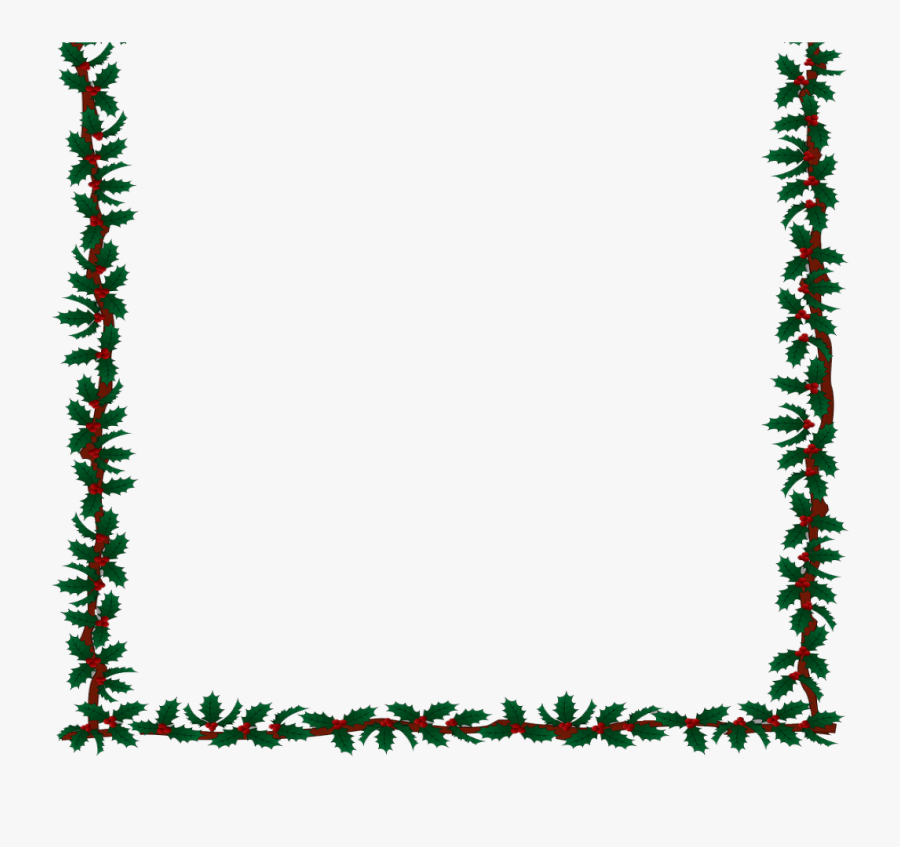 Christmas Candlelight Clipart Border Clipground - Design For Microsoft Word, Transparent Clipart