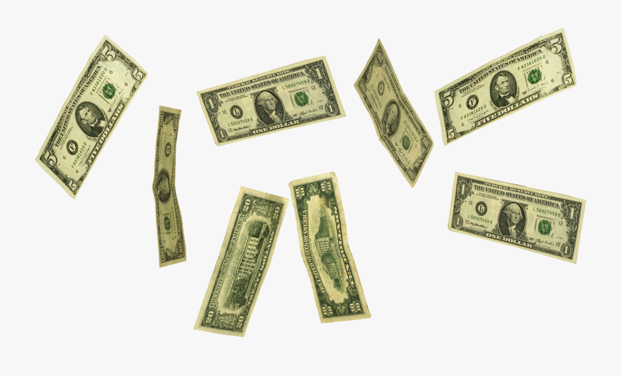 Falling Money Png Images Free Download - Raining Money Gif Png, Transparent Clipart