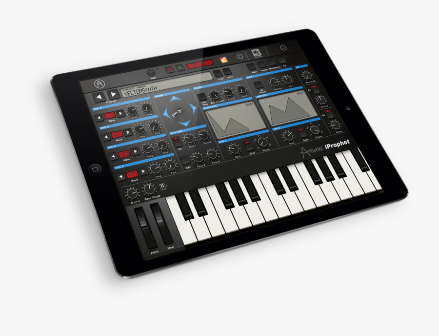 Computer Clipart Ipad - Ipad Synth Arturia, Transparent Clipart