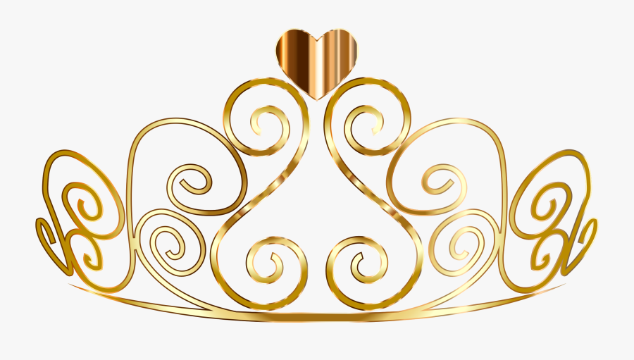 Princess Clipartxtras Golden Tiara - Gold Princess Crown Png, Transparent Clipart