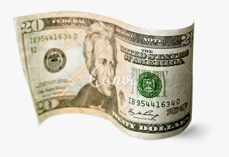 Transparent One Dollar Bill Clipart - 20 Dollar Bill, Transparent Clipart