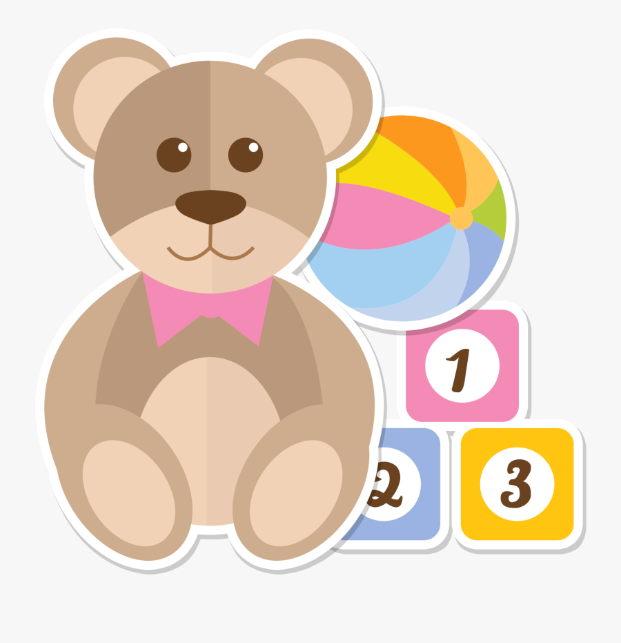Kids - Teddy Bear, Transparent Clipart
