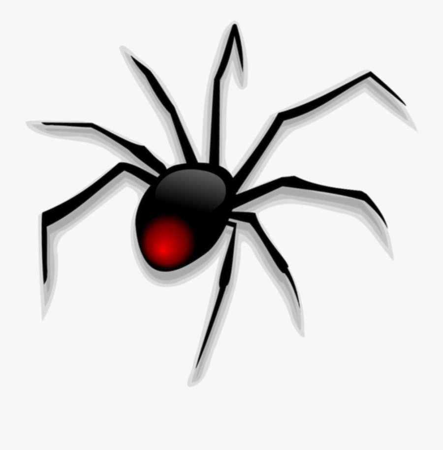 #spider #spiderweb #spiders #insect #ftestickers #redspider - Black Widow Spider, Transparent Clipart