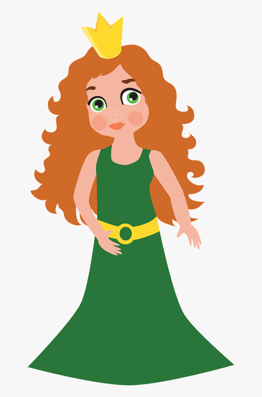 Princess Queen Crown Free Picture - Crown With Girl Clipart, Transparent Clipart