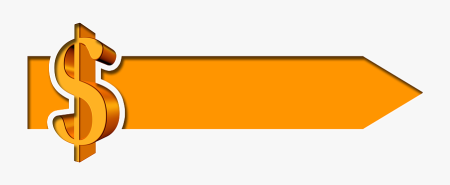 Arrow, Direction, Dollar, Money, Finance Business - Money Arrow Png, Transparent Clipart