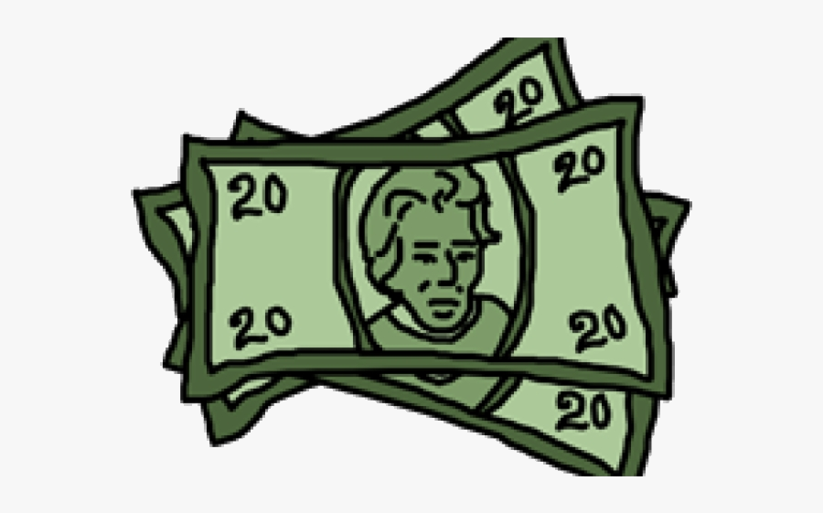Bill Dollar Clipart Transparent Png - Clipart Dollar Bills Png, Transparent Clipart