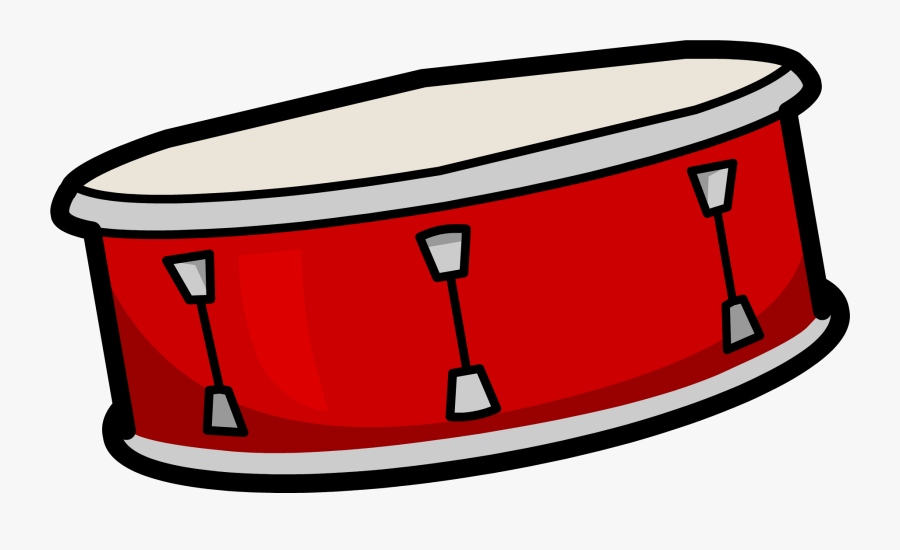 Image Drum Club Penguin - Transparent Snare Drum Cartoon, Transparent Clipart