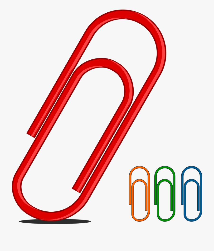 Free To Use &amp, Public Domain Paper Clip Clip Art - Clip Art Paper Clip, Transparent Clipart