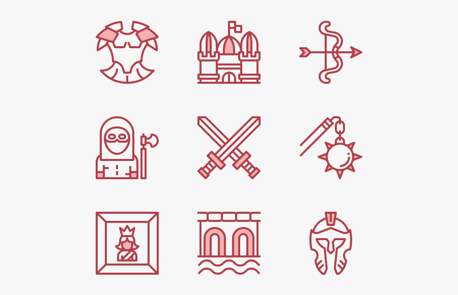 Medieval - Icon Date Time Location, Transparent Clipart