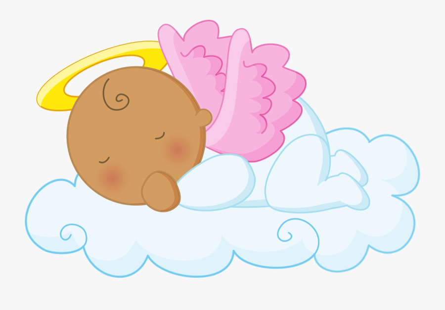 Angel Clipart, Baby Dedication, First Holy Communion, - Sleeping Baby Angel Clipart, Transparent Clipart