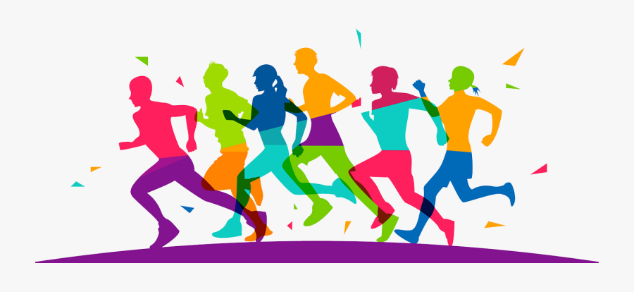 Clip Art People Running , Png Download - Asian Game 2018 Lari, Transparent Clipart