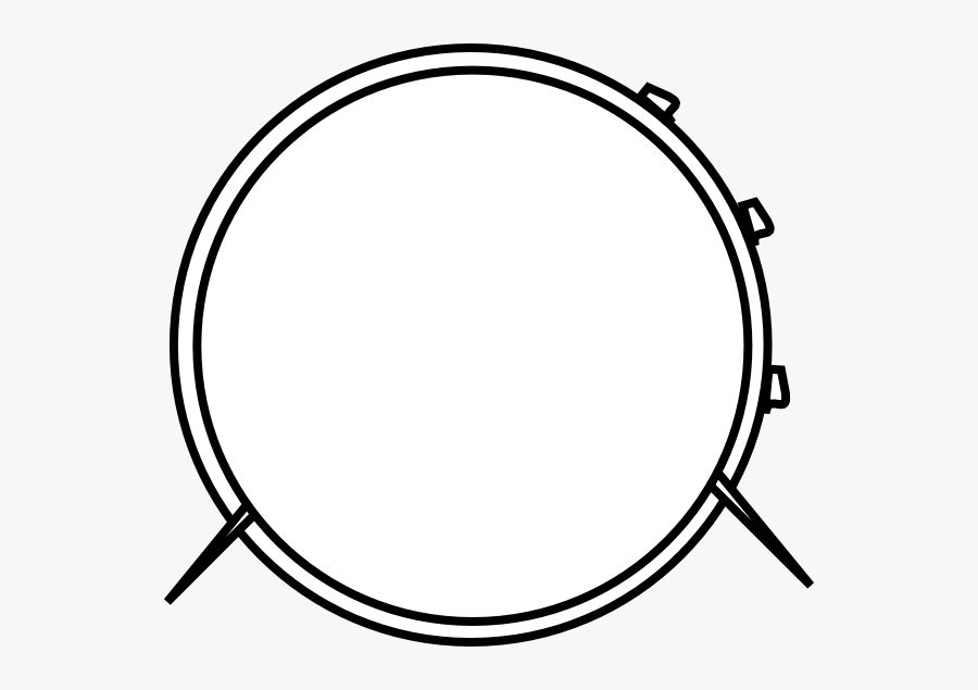 Bass Drum Clip Art At Clker - White Transparent Circle Png, Transparent Clipart