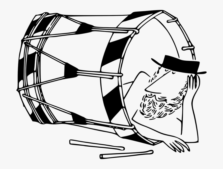 Sleeping In A Basler Drum Svg Clip Arts - Drum Clip Art, Transparent Clipart