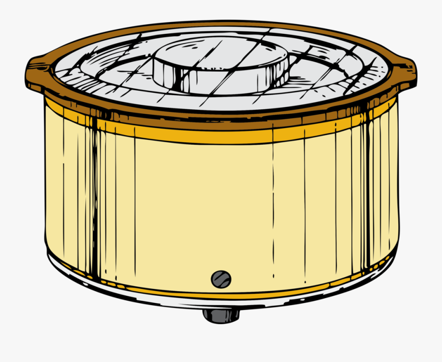 Tom Tom Drum,yellow,table - Crock Clip Art, Transparent Clipart