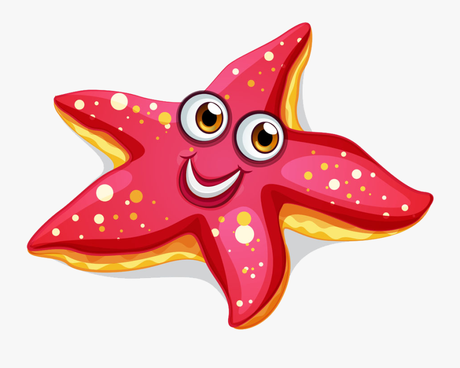 A Sea Star Starfish Clip Art - Imagenes De Estrellas De Mar Animadas, Transparent Clipart
