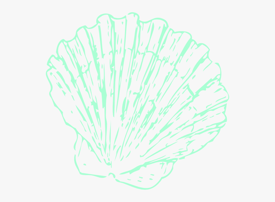 Greeen Sea Shell Svg Clip Arts - Illustration, Transparent Clipart