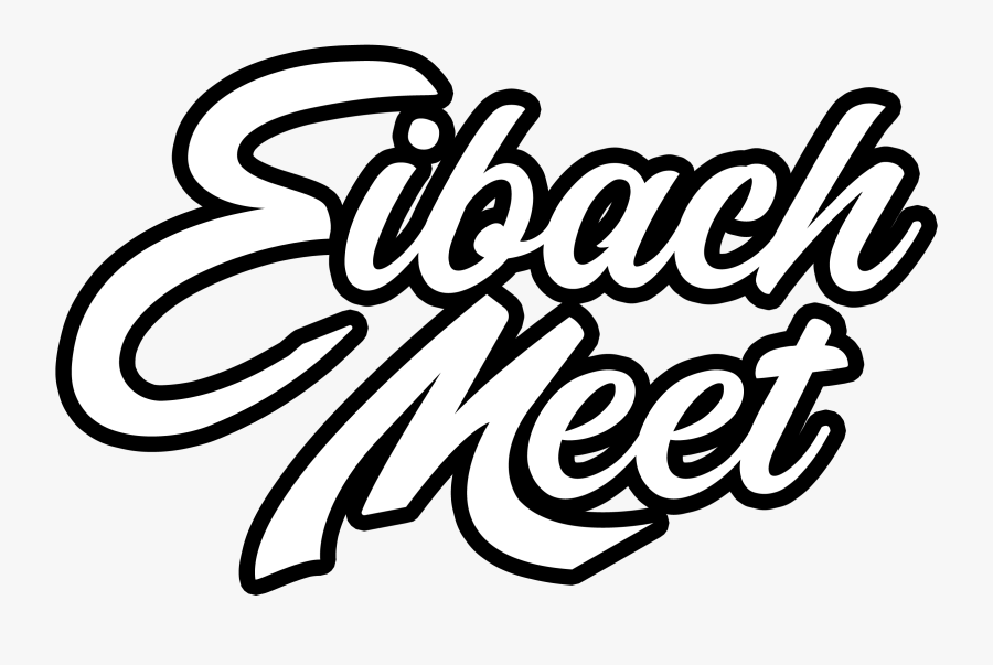 Eibach Meet - Calligraphy, Transparent Clipart