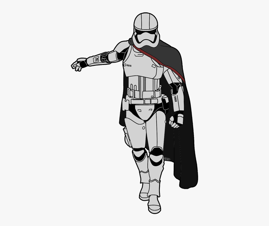 Disney Poe Clipart - Captain Phasma Clip Art, Transparent Clipart