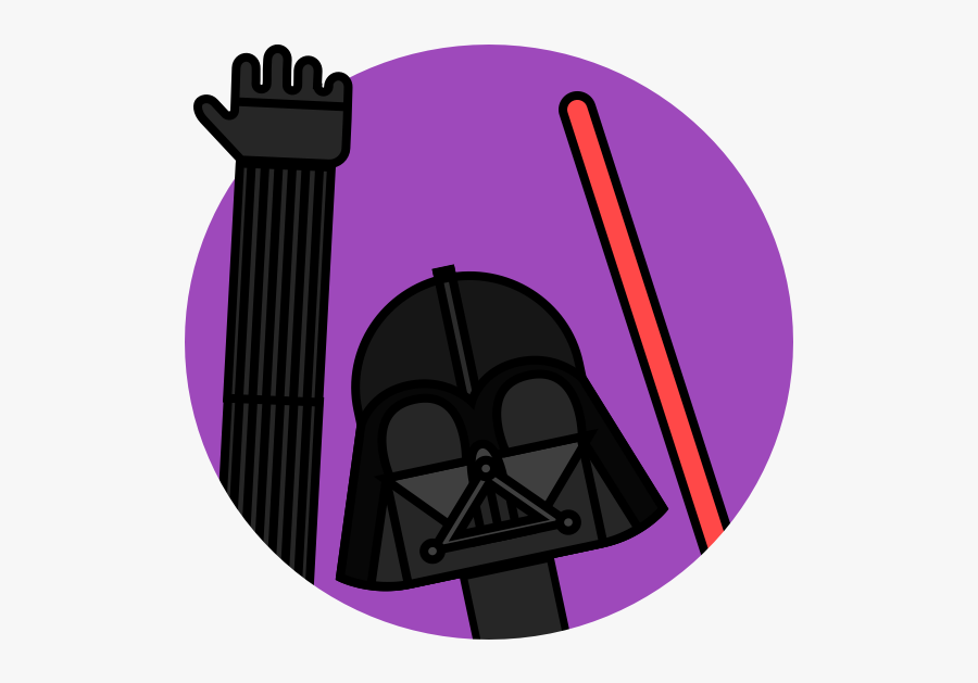 Lord Vador Icon Vector Illust Vador Darth Vador Starwars - Darth Vader, Transparent Clipart