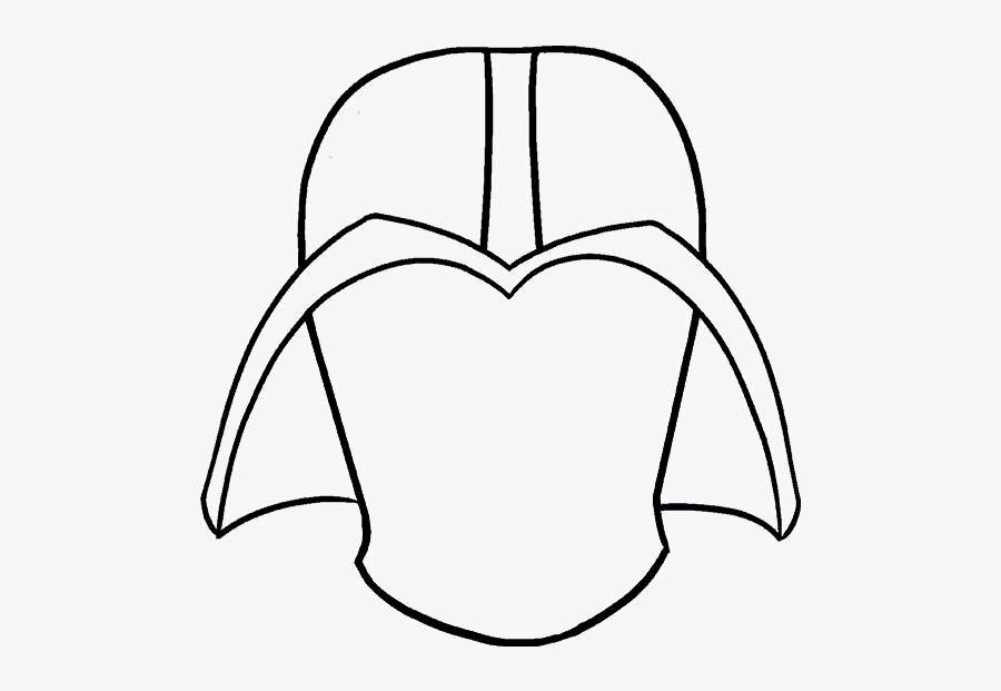 How To Draw Dart Vader - Darth Vader Picture To Draw, Transparent Clipart