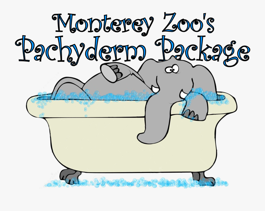 Pachyderm Package Logo"
 Title="elephant Bathtub - Elephant In Bathtub, Transparent Clipart