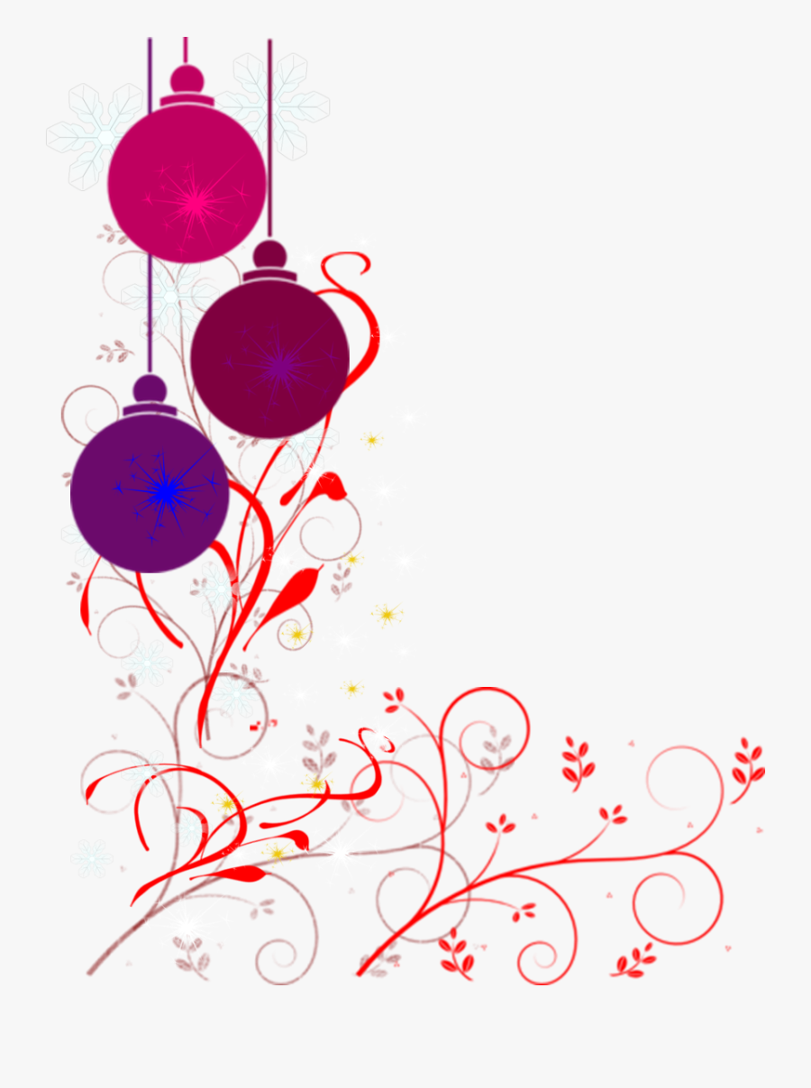 Clipart Christmas Corner Border, Transparent Clipart