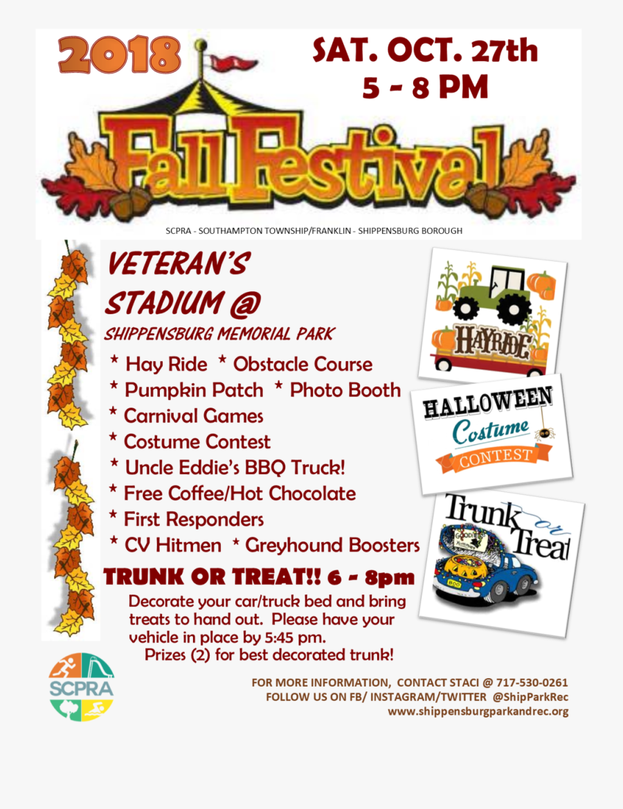 Ff 18 3 Fall Festival Clipart Png - Fall Festival, Transparent Clipart