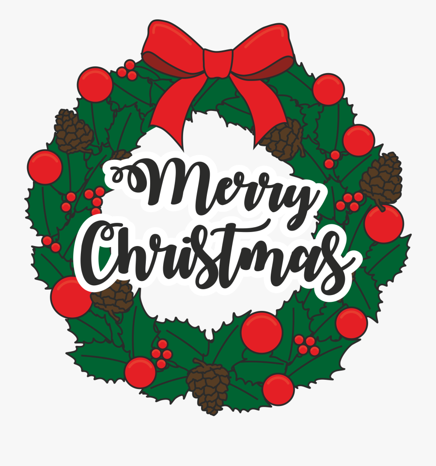 Christmas Wreath, Christmas, Wreath, Advent, Xmas - Guirlanda De Natal Em Png, Transparent Clipart