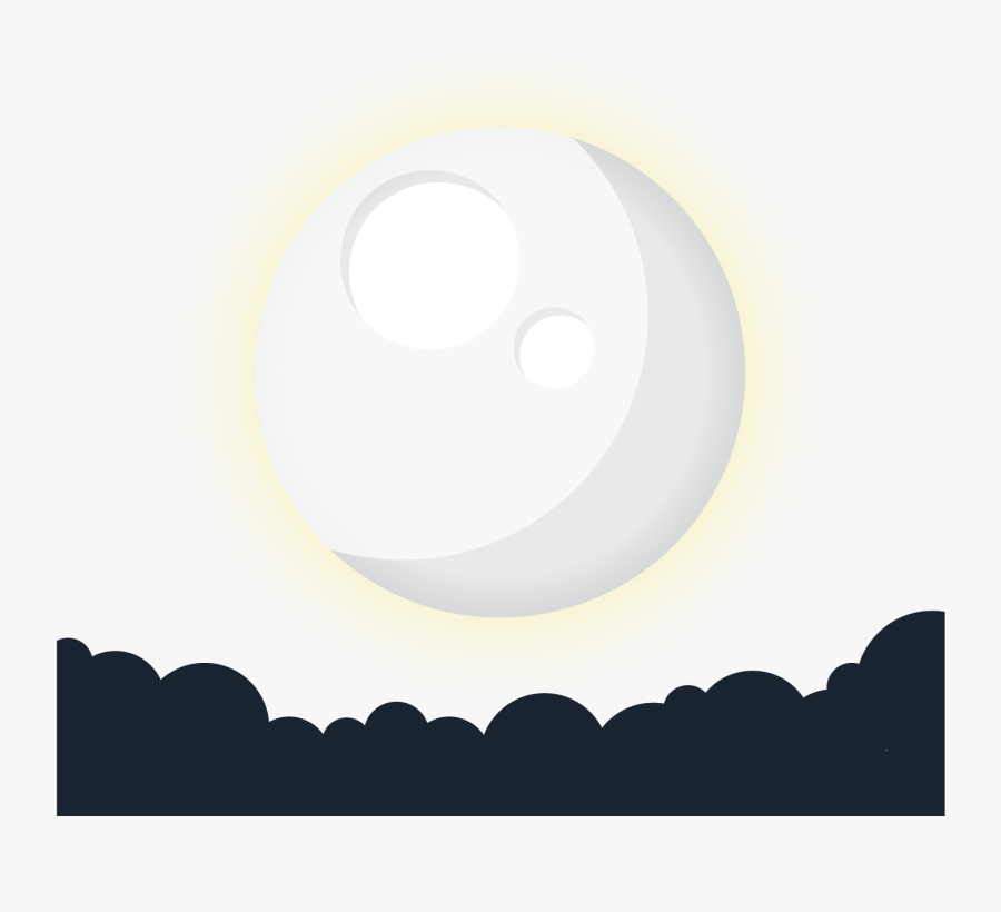M#autumn Moon Vector Material - Circle, Transparent Clipart