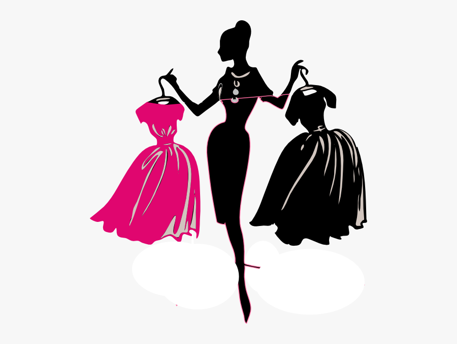 Fashion Clothing Clip Art - Vendeuse Pret A Porter, Transparent Clipart