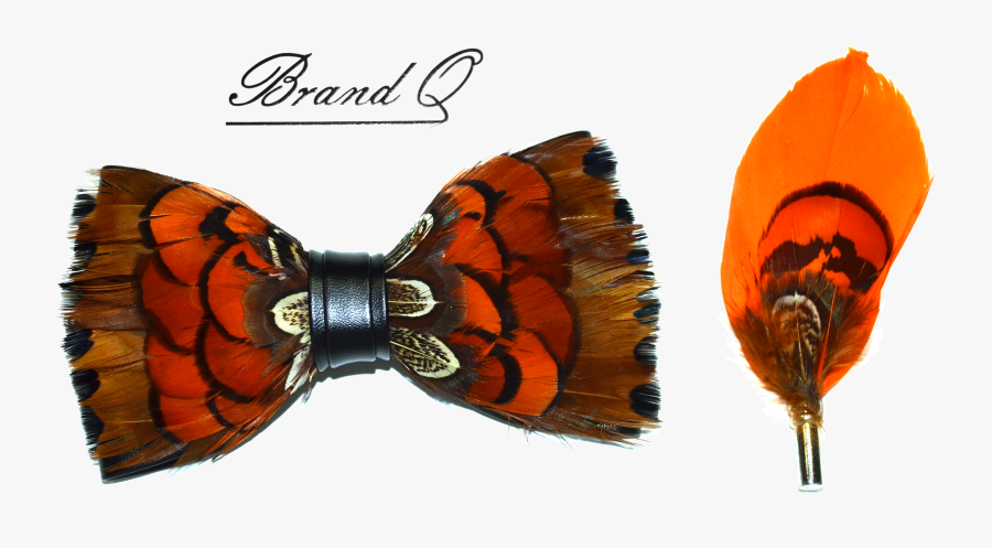 Feather Bow Ties - Vanessa (butterfly), Transparent Clipart