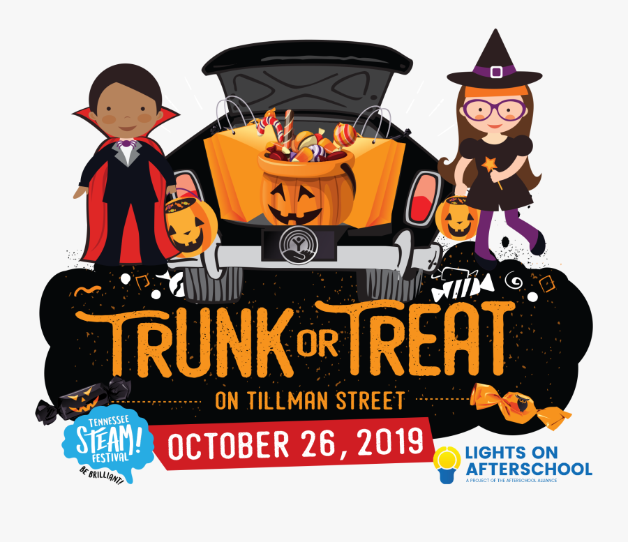 Halloween Trunk Or Treat Clipart, Transparent Clipart