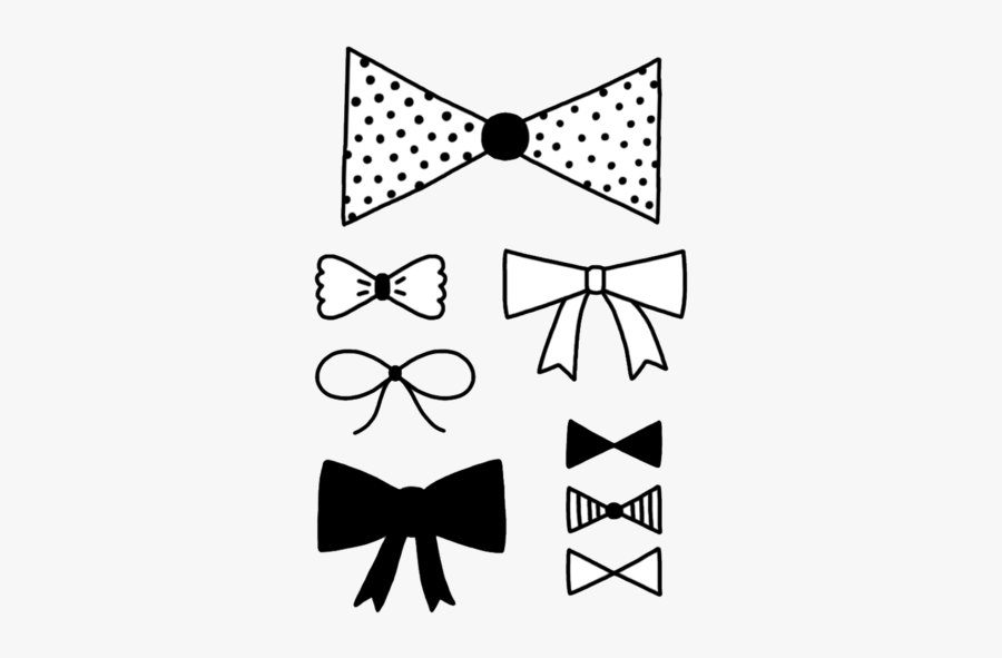 Bow Ties - Tiny Bow Tie Drawing, Transparent Clipart