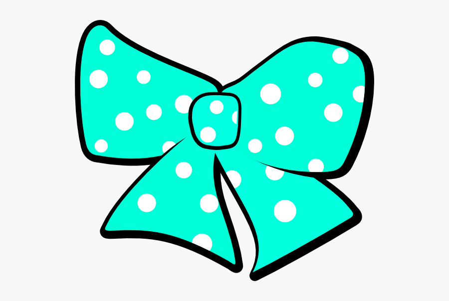 Bow With Polka Dots Clip Art At Clkercom Vector Online - Yellow Hair Clip Clipart, Transparent Clipart