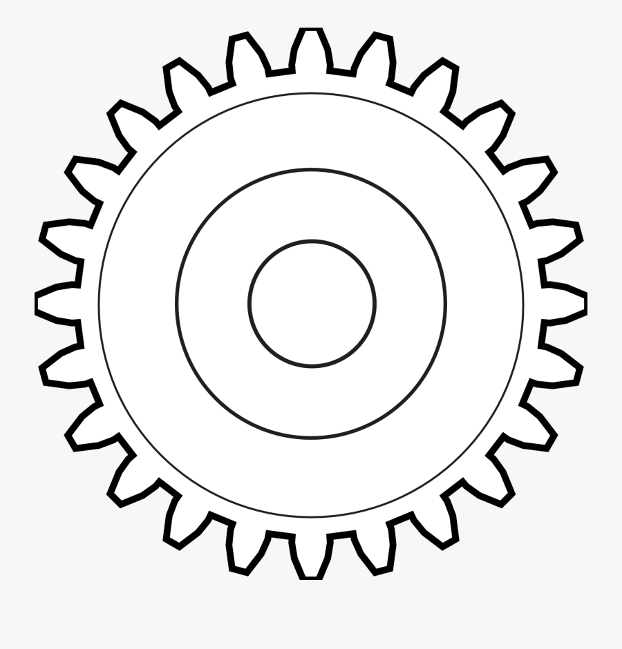 Gears Clipart Line Art Png - Horizon Observatory, Transparent Clipart