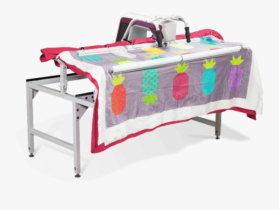 Q Zone Hoop Frame With Home Sewing Machine Clipart - Grace, Transparent Clipart