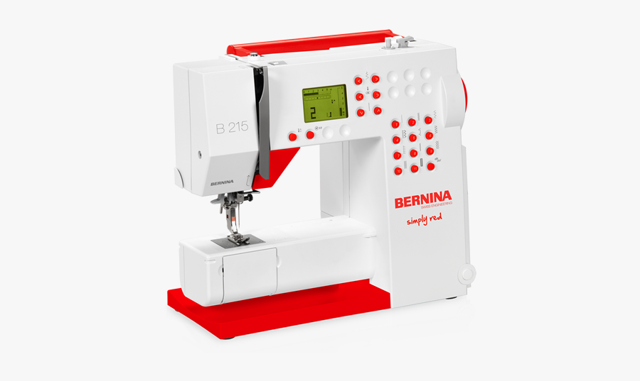 Bernina 215 Simply Red - Bernina 215, Transparent Clipart