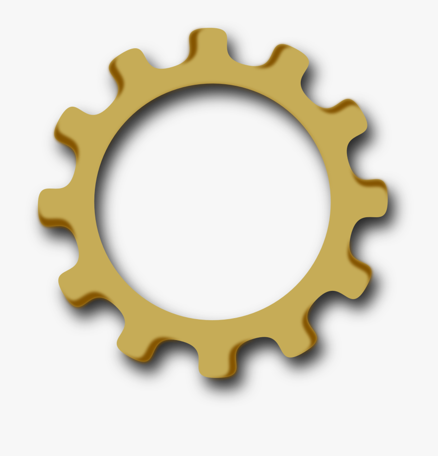 Gear Wheel, Transparent Clipart