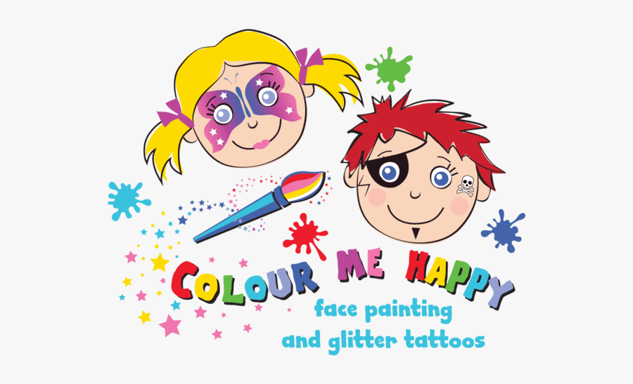 Clip Art Face Painting Clipart - Clipart Face Painting Cartoon, Transparent Clipart