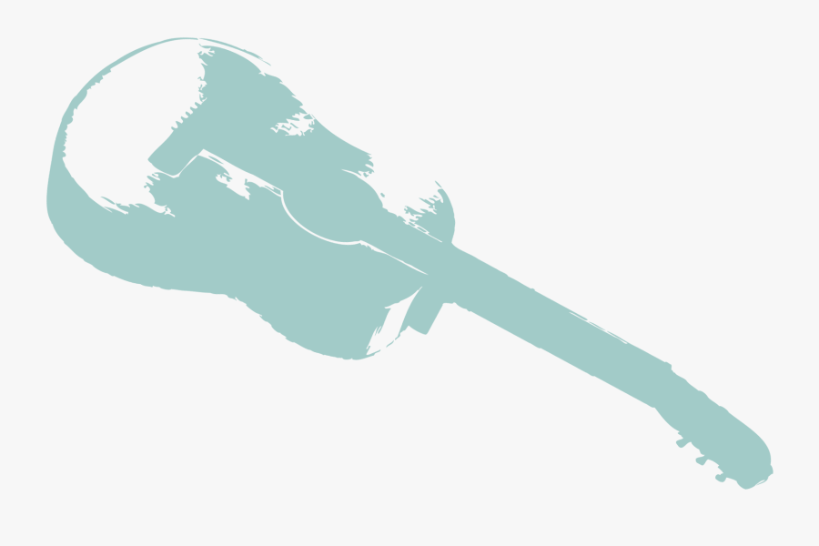 Graphic Design Watercolor Painting Guitar Clip Art - Illustration, Transparent Clipart