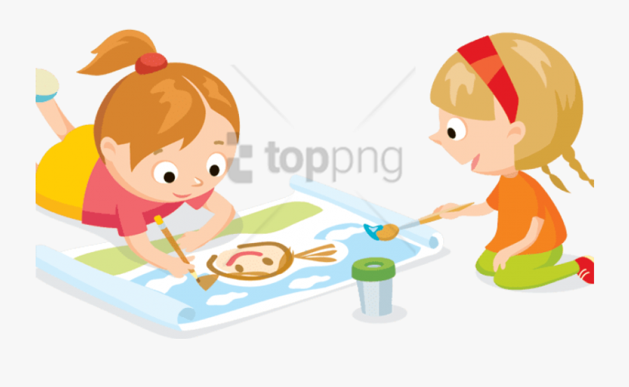 Kids Painting Clipart - Share Toys Clip Art, Transparent Clipart