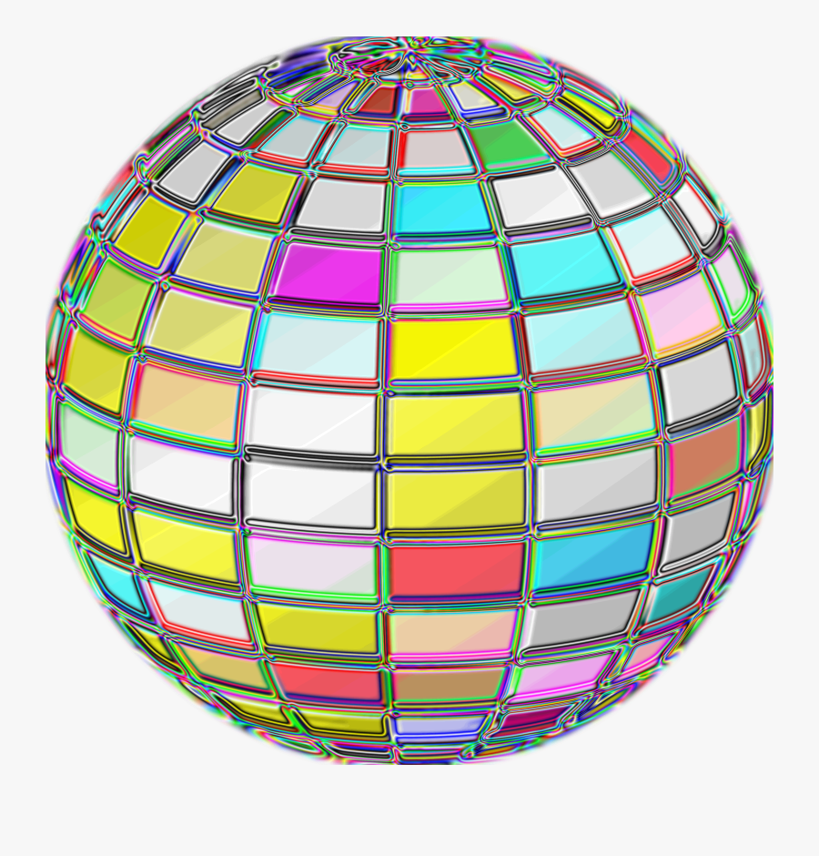 Geometric Beach Ball Psychedelic Clip Arts - Balls Colorful Cool Wallpaper 3d, Transparent Clipart