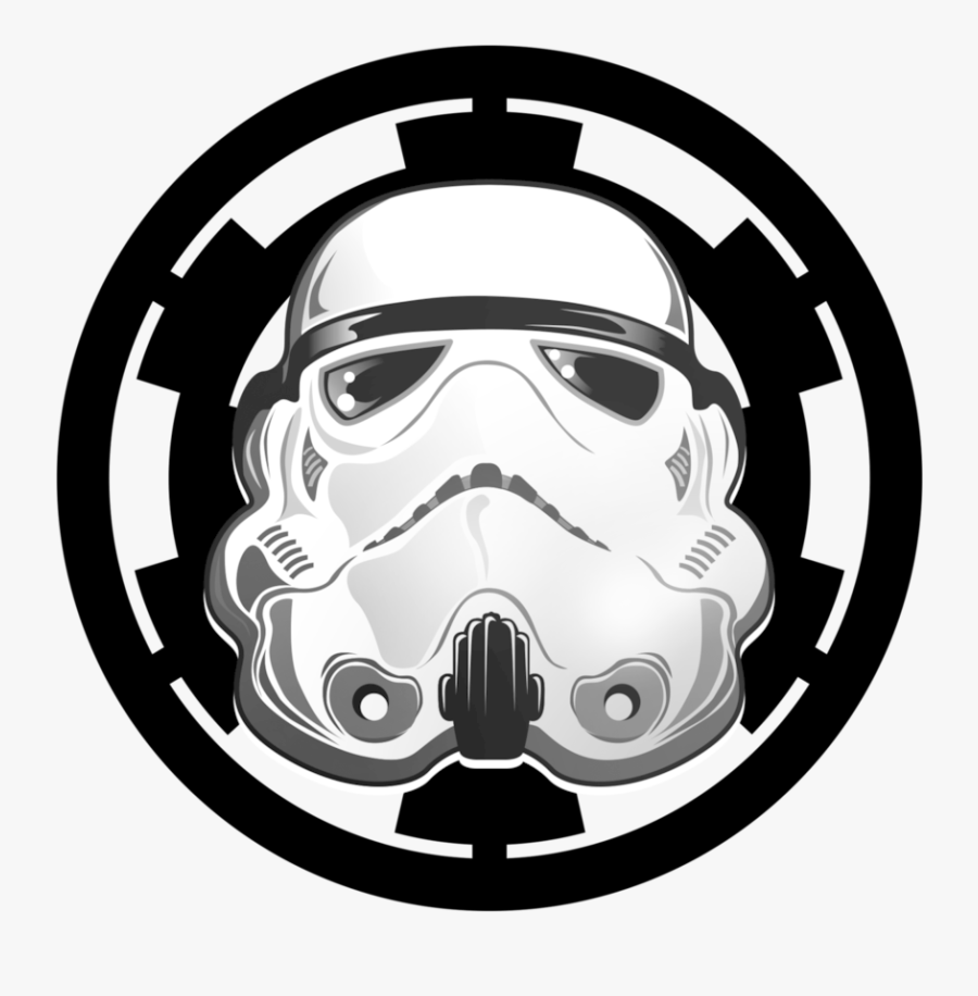 Transparent Stormtrooper Icon Png - Logo Imperio Star Wars, Transparent Clipart