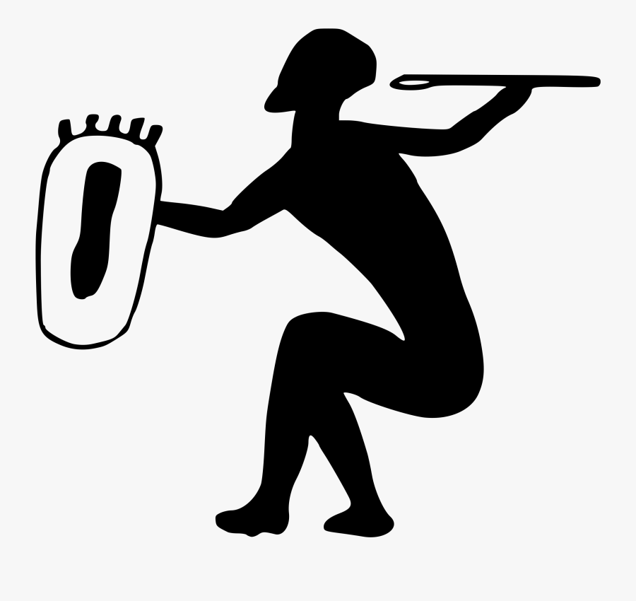 Png Library Download Africa Clipart Bushman - Cave Man Painting Png, Transparent Clipart